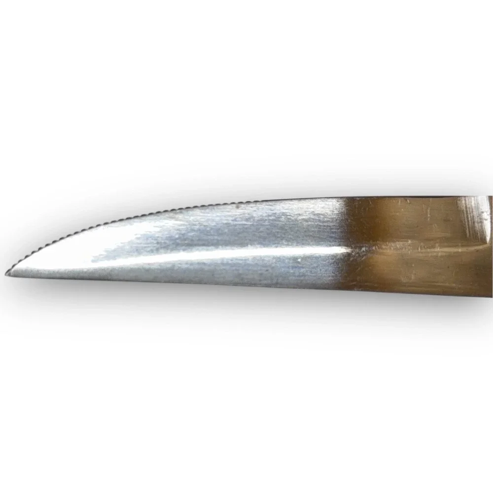 Royalton Steak Knife Stainless Steel Serrated Blade Wood Handle Japan 8.25 inch
